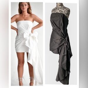 Carline Crawford Patterson The Drop Dress Black XXL